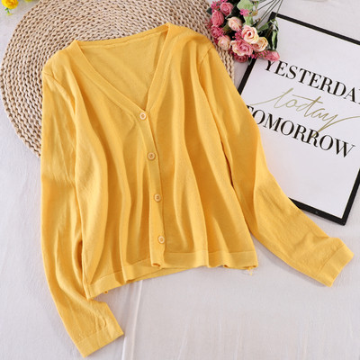 Naiste vest spits-kaelusega ja pikkade varrukatega - mitut värvi