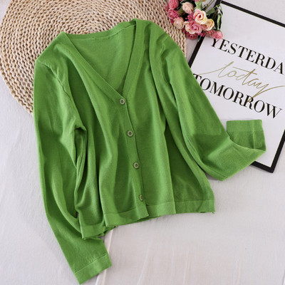 Naiste vest spits-kaelusega ja pikkade varrukatega - mitut värvi