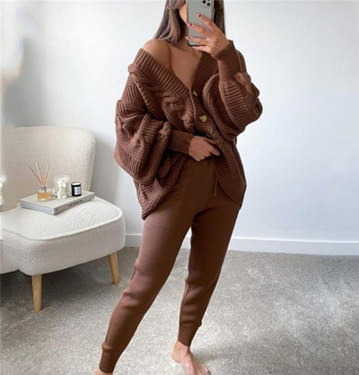 Casual πλεκτή ζακέτα