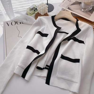 Casual γιλέκο με μακριά μανίκια