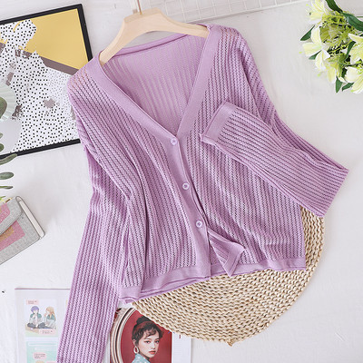 Naiste nööpidega kardigan - mitut värvi