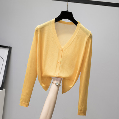 Naiste V-kaelusega ja nööpidega kevadvest