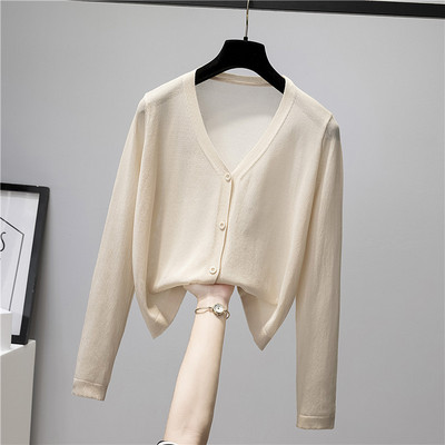 Naiste V-kaelusega ja nööpidega kevadvest