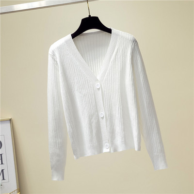 Γυναικεία ζακέτα με μακριά μανίκια και κουμπιά - νέο μοντέλο