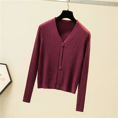 Γυναικεία ζακέτα με μακριά μανίκια και κουμπιά - νέο μοντέλο