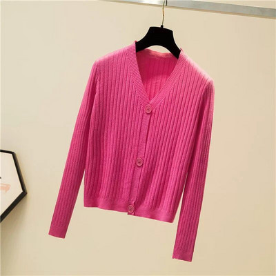 Γυναικεία ζακέτα με μακριά μανίκια και κουμπιά - νέο μοντέλο