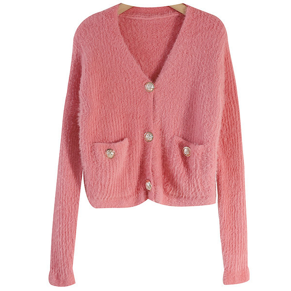 Naiste sulevest spitskaelusega ja taskutega