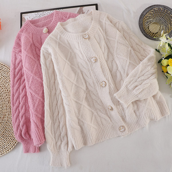 Női kötött mellény gombokkal - többféle színben