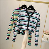 Pikkade varrukate ja nööpidega vabaaja vest naistele