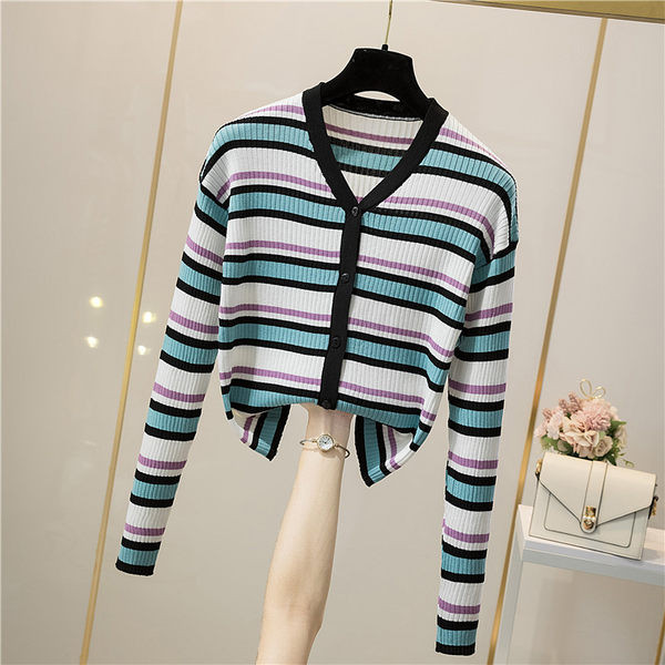 Pikkade varrukate ja nööpidega vabaaja vest naistele