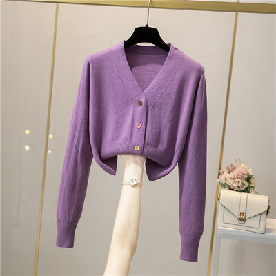 Naiste kardigan õhuke pikkade varrukate ja nööpidega kudum