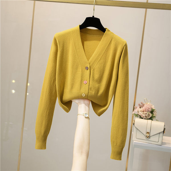 Naiste kardigan õhuke pikkade varrukate ja nööpidega kudum