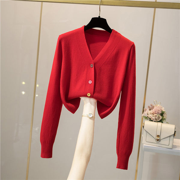 Naiste kardigan õhuke pikkade varrukate ja nööpidega kudum