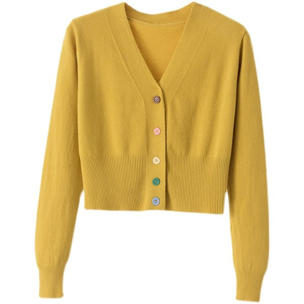 Naiste kardigan õhuke pikkade varrukate ja nööpidega kudum