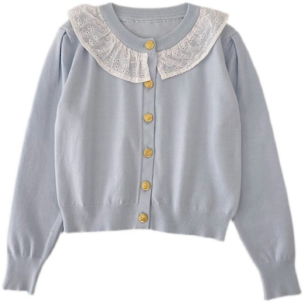 Ежедневна жилетка с копчета и обло деколте