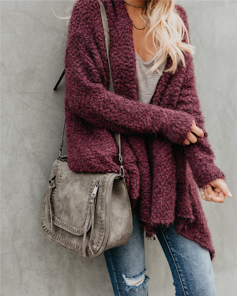 Μακρύ ασύμμετρη ζακέτα  χωρίς στερέωση