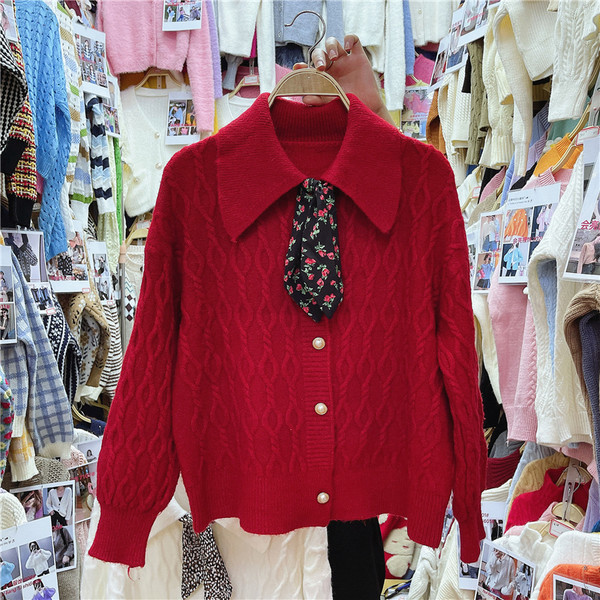 Uue mudeli kootud vest kolmes värvitoonis - retro stiilis