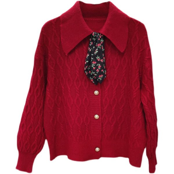 Uue mudeli kootud vest kolmes värvitoonis - retro stiilis