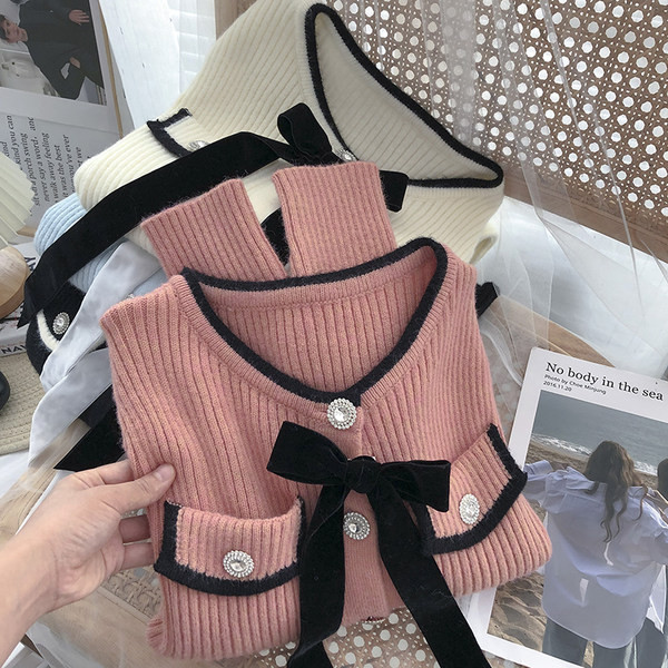 Casual γυναικεία ζακέτα με πέτρινη διακόσμηση