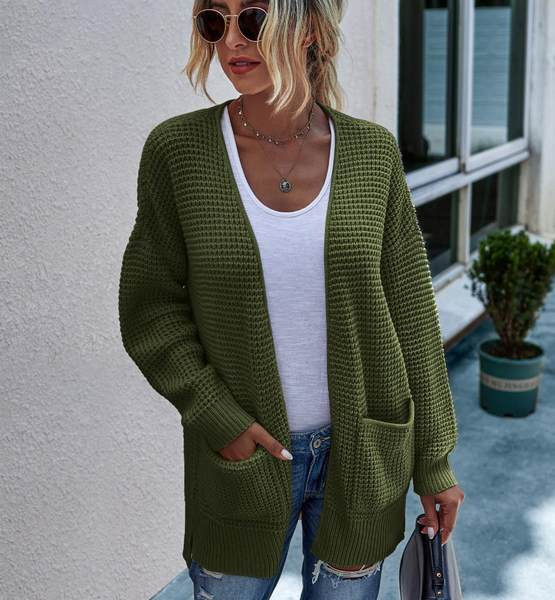 Modern női mellény zsebekkel