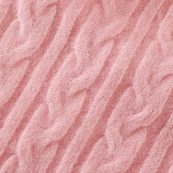 Kootud nelja värvi nööpidega naiste kardigan