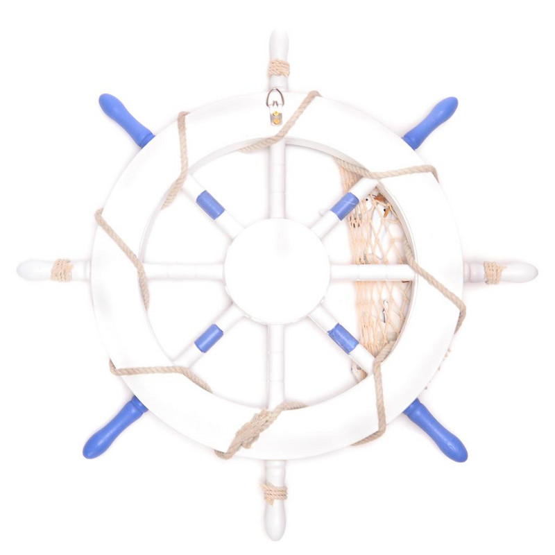 Декорация за окачване,рул,дървен,морски