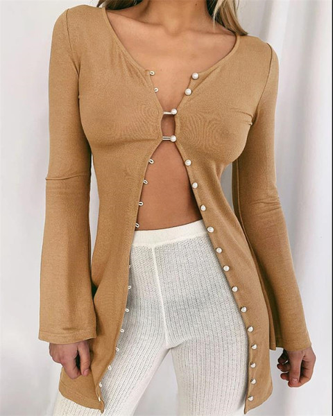 Liibuv naiste vest pärlinööpidega