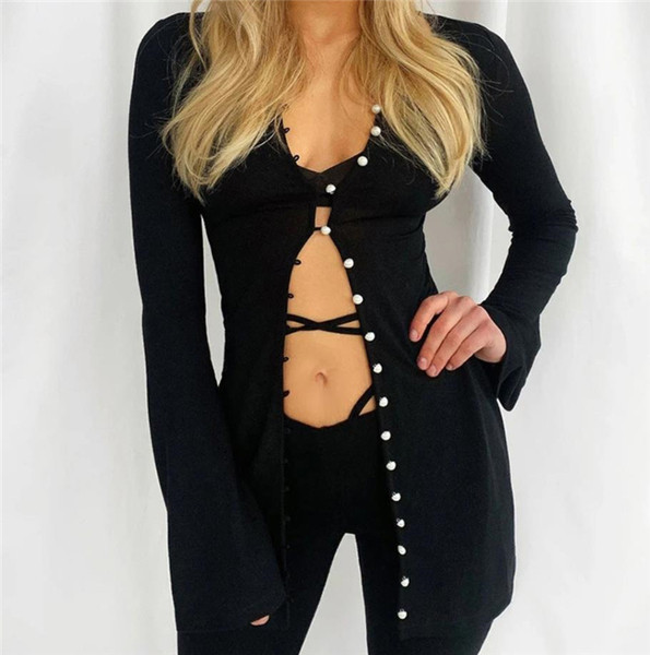 Liibuv naiste vest pärlinööpidega