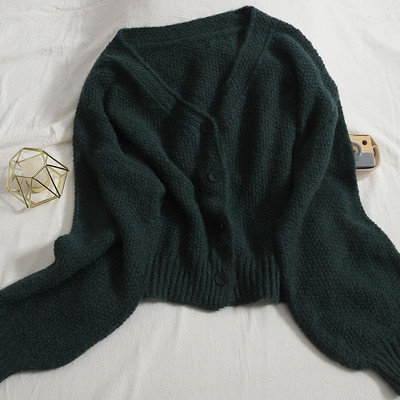 Καθημερινή γυναικεία ζακέτα  με κουμπιά και λαιμόκοψη spitz - διάφορα χρώματα