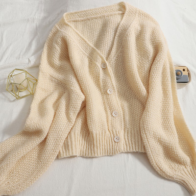 Καθημερινή γυναικεία ζακέτα  με κουμπιά και λαιμόκοψη spitz - διάφορα χρώματα