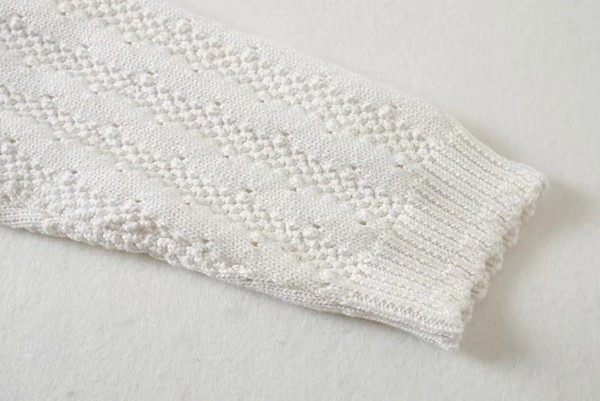 Casual ζακέτα  με spitz λαιμόκοψη και κέντημα