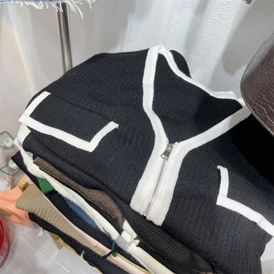 Νέο μοντέλο ζακέτα με μακριά μανίκια και φερμουάρ για γυναίκες