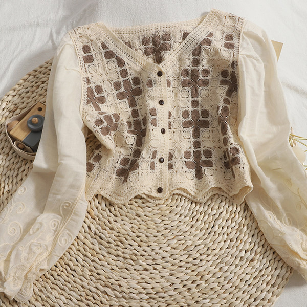 Νέο μοντέλο γυναικεία ζακέτα με κουμπιά και μακριά μανίκια