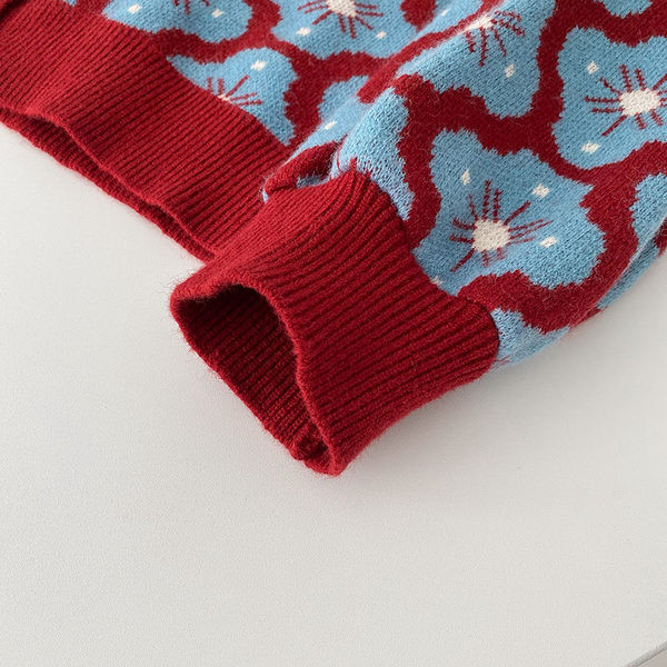 Vesta de dama colorata cu nasturi si decolteu spitz