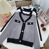 Őszi-téli női alkalmi mellény gombokkal