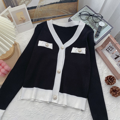 Őszi-téli női alkalmi mellény gombokkal