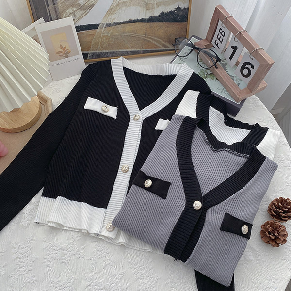 Őszi-téli női alkalmi mellény gombokkal