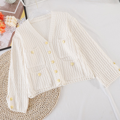 Kolmes värvitoonis spitsikaela ja taskuga naistevest