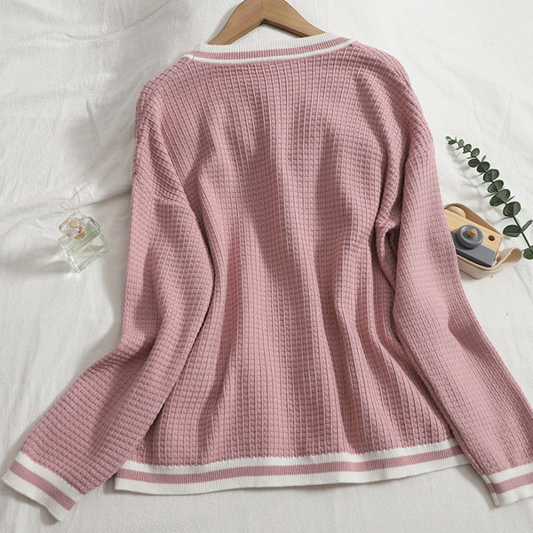 Γυναικεία φθινοπωρινή ζακέτα με spitz λαιμόκοψη - τρία χρώματα