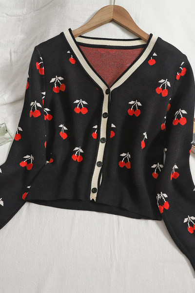 Új modell női mellény cseresznye rátéttel