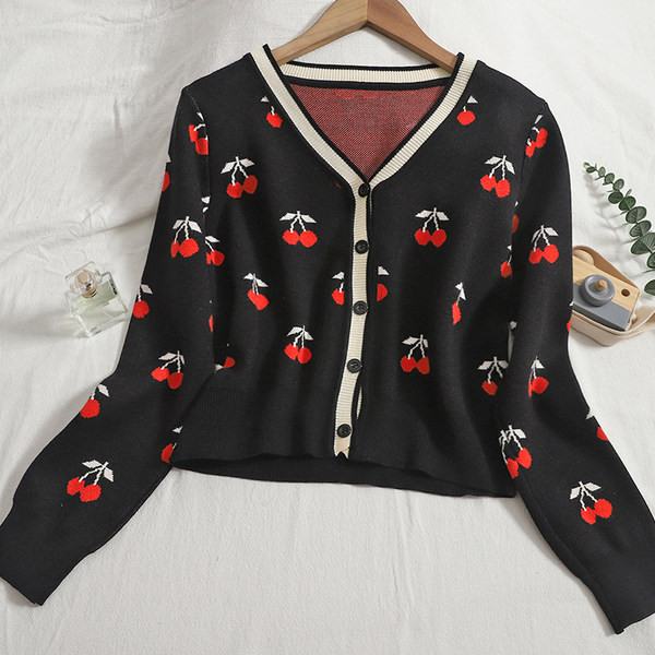 Új modell női mellény cseresznye rátéttel