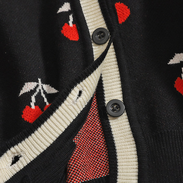 Új modell női mellény cseresznye rátéttel