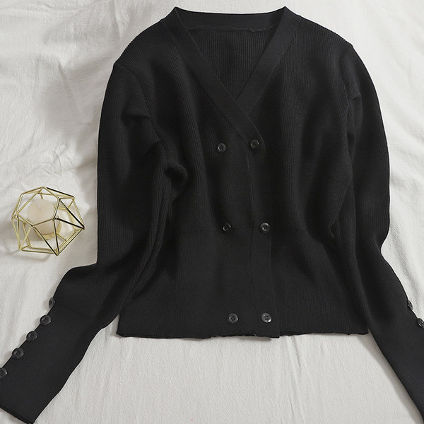 Modern női mellény spitz nyakkivágással és aszimmetrikus rögzítéssel