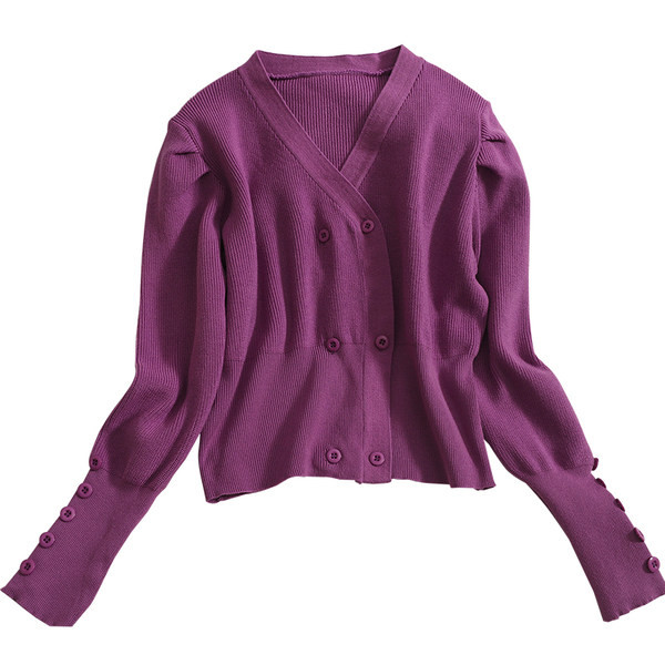 Modern női mellény spitz nyakkivágással és aszimmetrikus rögzítéssel