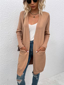 Naiste kardigan taskutega ilma kinnituseta