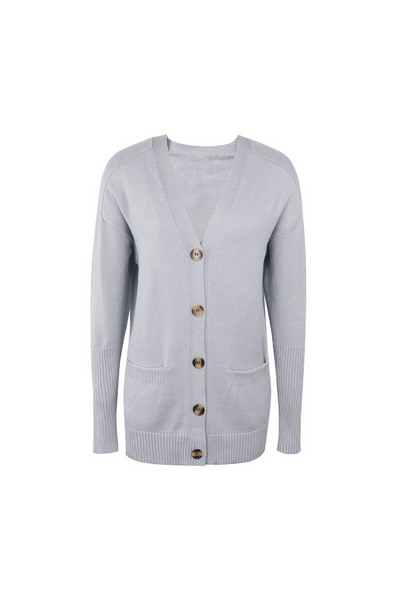 Γυναικεία ζακέτα με κουμπιά και τσέπες - τέσσερα χρώματα