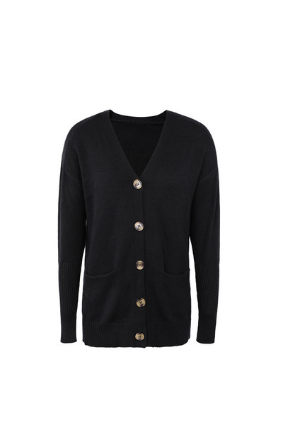 Γυναικεία ζακέτα με κουμπιά και τσέπες - τέσσερα χρώματα