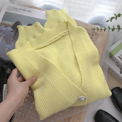 Γυναικεία ζακέτα με πέρλες και κέντημα