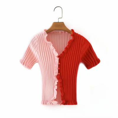 Κοντή κοτλέ ζακέτα με κουμπιά και για γυναίκες