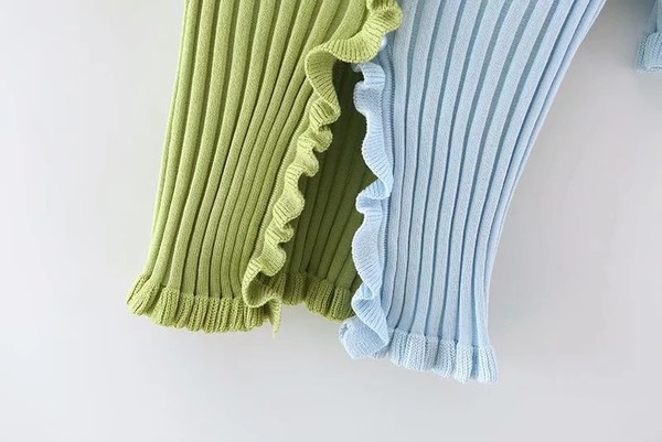 Κοντή κοτλέ ζακέτα με κουμπιά και  για γυναίκες